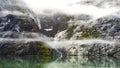 Water stream from a melting Glacier in Alaska