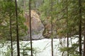 Water stream at Nairn Provincial Park. Pemberton British Columbia.Canada