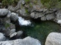 Water stream neear Merlo, Argentina Royalty Free Stock Photo