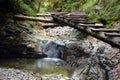 Water stream in Slovakian paradise Royalty Free Stock Photo
