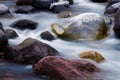 Water stream stones Royalty Free Stock Photo
