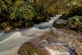 Water Streaming in himalayas - sainj, kullu, himachal, India