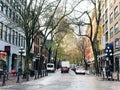 Water Street, Downtown Vancouver, BC Royalty Free Stock Photo