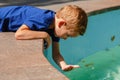 Water summer child fun fountain,  happiness city Royalty Free Stock Photo