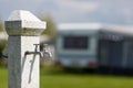 Water supply at camping site