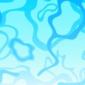Water Surface Abstract Vector Illustration Pattern Ã¢â¬\' Seamless Aqua Background for Summer and Vacation Royalty Free Stock Photo