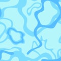 Water Surface Abstract Vector Illustration Pattern Ã¢â¬\' Seamless Aqua Background for Summer and Vacation Royalty Free Stock Photo