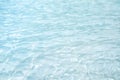 Water Surface background Clean And Clear with the light blue turquoise on swimming pool Royalty Free Stock Photo