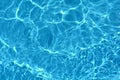 Water surface with a blue ripples Royalty Free Stock Photo