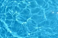 Water surface with a blue ripples Royalty Free Stock Photo