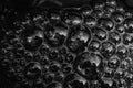 Water surface with bubbles Abstract background Royalty Free Stock Photo