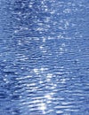 Water surface in Karpin pond in which the sun is reflected.