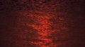 Water surface and light scene, red black background Royalty Free Stock Photo