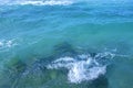 Water surface of the mediterranean sea during high tide Royalty Free Stock Photo