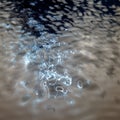 Water surface with reflections of lights. Abstract background Royalty Free Stock Photo