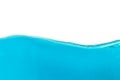 Water surface side view with bubbles and waves in the isolated background. Royalty Free Stock Photo
