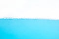Water Surface Splash and wave bubbles blue water Royalty Free Stock Photo