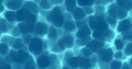 Water surface with sun light reflection and ripples on surface background. Sparkling sunlight shine under water in clear pool, sea Royalty Free Stock Photo
