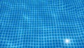 Water surface texture with looping clean swimming pool ripples and waves. Royalty Free Stock Photo