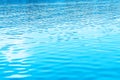 Water in swimming pool rippled water detail background. Royalty Free Stock Photo