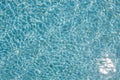 Water swimming pool with sun shining seamless caustic texture. Mosaic Royalty Free Stock Photo