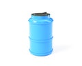 Water tank. Capacities for various liquids, 3d illustration