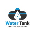 Water tank logo or water reservoir