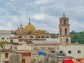 Water tanks on the roof of an old building in the center of Havana, Cuba Royalty Free Stock Photo