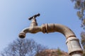 Water Tap Dry Landscape Royalty Free Stock Photo