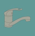 Water tap, faucet icon Royalty Free Stock Photo