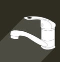 Water tap, faucet icon Royalty Free Stock Photo