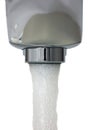 Water Tap Macro isolated closeup Royalty Free Stock Photo