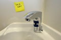 Water tap out of order Royalty Free Stock Photo