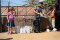 Water Tap in Palestinian Refugee Camp