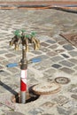 Water taps on a water hydrant Royalty Free Stock Photo