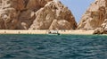 Water taxi at Lovers Beach Cabo San Lucas Royalty Free Stock Photo