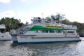Water Taxi on New River, Fort Lauderdale, Florida Royalty Free Stock Photo