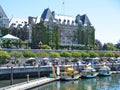 Water taxis in the Inner Harbor of Victoria