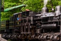 Water Tender - Antique Shay Steam Locomotive - Cass Railroad - West Virginia Royalty Free Stock Photo