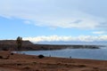 Water theme, The shores of the Issyk Kul lake Royalty Free Stock Photo