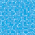 Water and tiled pool floor, vector Royalty Free Stock Photo