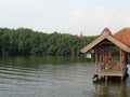 water tourism in the mangrove park at grand maerakaca, Semarang 2017
