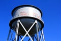 Water Tower at Alcatraz Island Federal Penitentiary Royalty Free Stock Photo