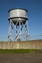 Water Tower on Alcatraz Island Royalty Free Stock Photo