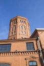 Water tower building, St. Petersburg Vodokanal. Royalty Free Stock Photo