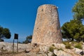 Water tower - Canyamel - Mallorca Royalty Free Stock Photo