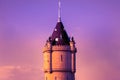 Water Tower from Drobeta Turnu Severin at sunset