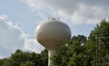 Water Tower for Town`s Water Supply Royalty Free Stock Photo