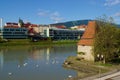 Water Tower And Faculty Of Medicine, Maribor, Slovenia Royalty Free Stock Photo