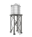 Water Tower Isolated Royalty Free Stock Photo